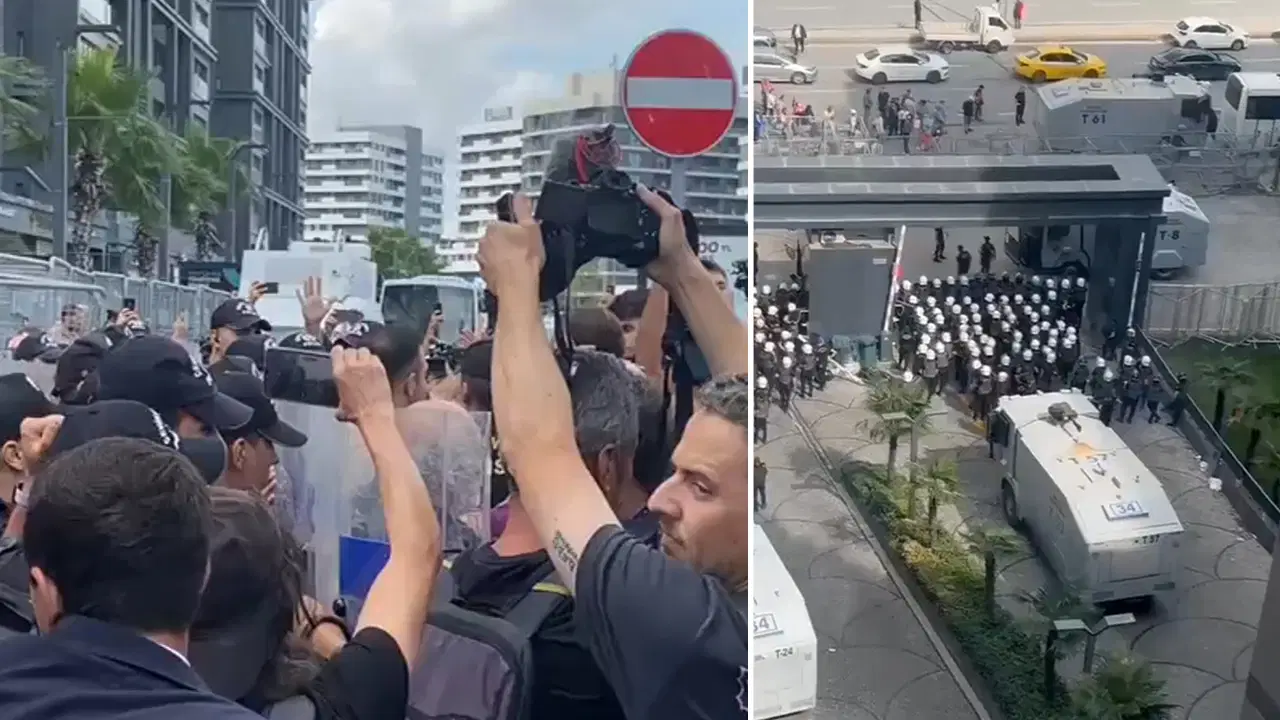 son dakika kayyum gursel tekin saat vermisti chp istanbul il baskanliginda hareketli dakikalar biber gazli mudahale basladi x4HtZHL3