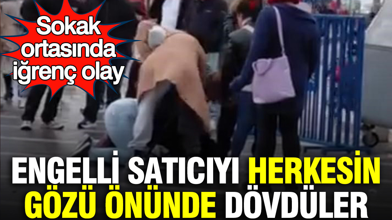 Engelli Satıcıya Saldırı: Sokakta Yaşanan Şok Edici Olay